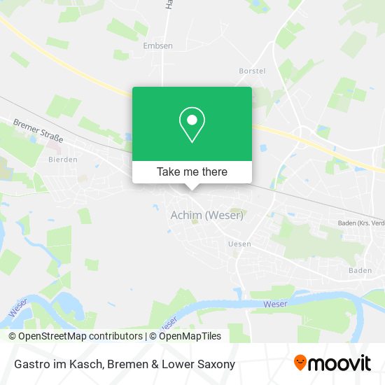 Gastro im Kasch map