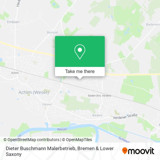 Dieter Buschmann Malerbetrieb map