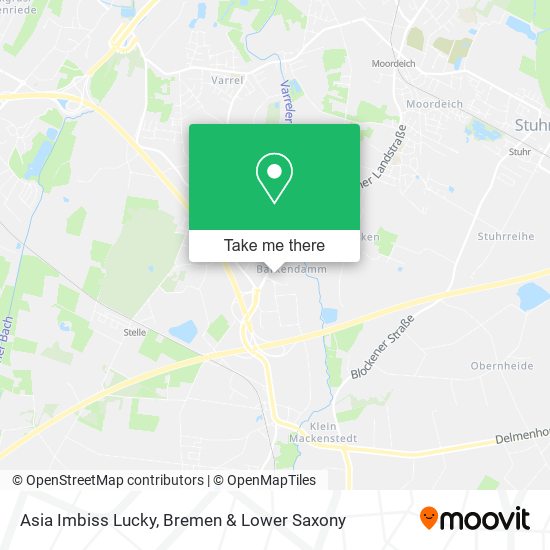 Asia Imbiss Lucky map