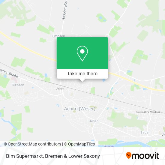Bim Supermarkt map