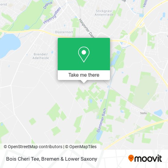 Bois Cheri Tee map