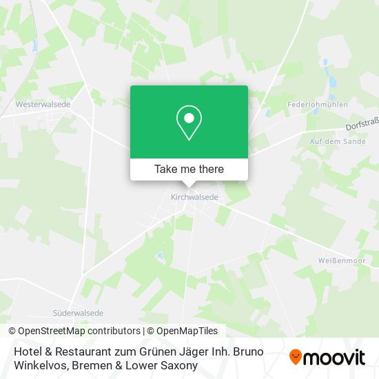 Hotel & Restaurant zum Grünen Jäger Inh. Bruno Winkelvos map