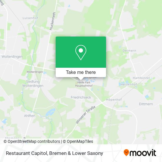 Restaurant Capitol map