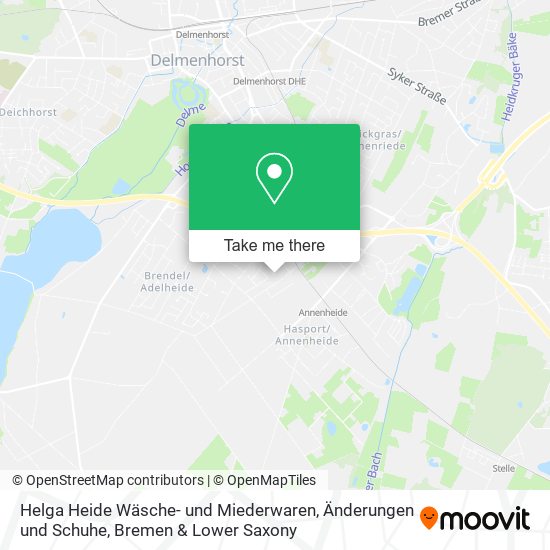 Helga Heide Wäsche- und Miederwaren, Änderungen und Schuhe map