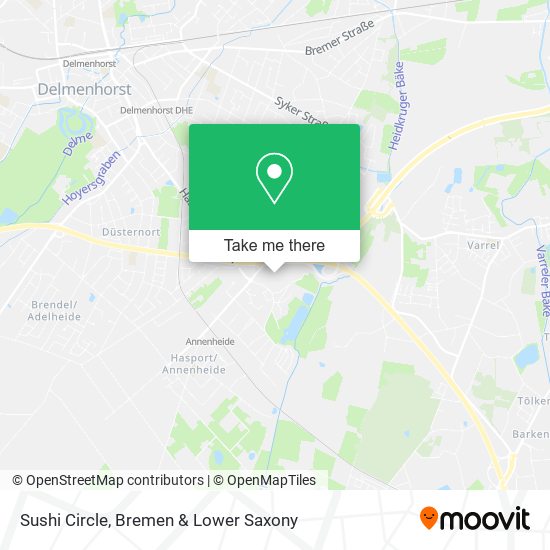 Sushi Circle map