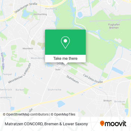 Matratzen CONCORD map