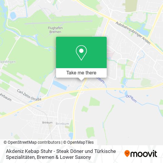 Akdeniz Kebap Stuhr - Steak Döner und Türkische Spezialitäten map
