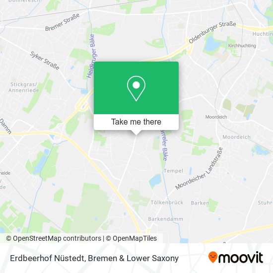 Erdbeerhof Nüstedt map