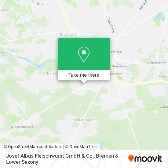 Карта Josef Albus Fleischwurst GmbH & Co.