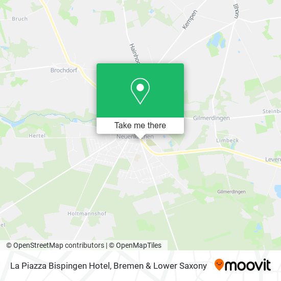 La Piazza Bispingen Hotel map