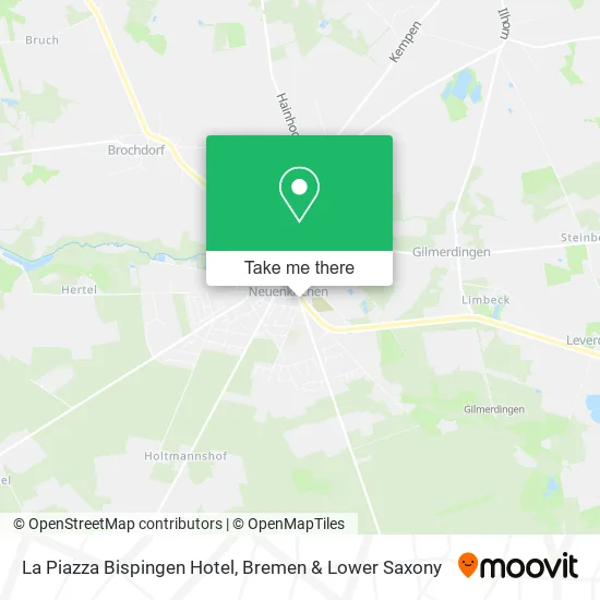 Карта La Piazza Bispingen Hotel