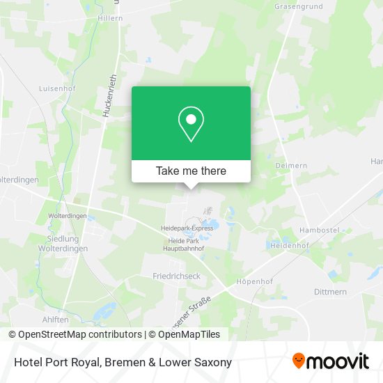 Hotel Port Royal map