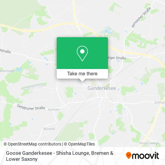 Goose Ganderkesee - Shisha Lounge map