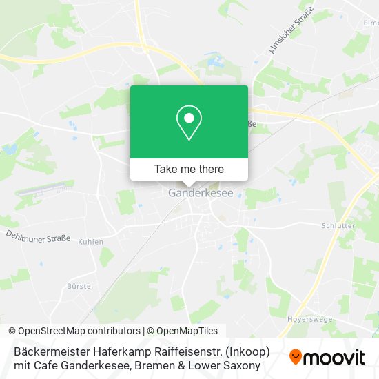 Bäckermeister Haferkamp Raiffeisenstr. (Inkoop) mit Cafe Ganderkesee map