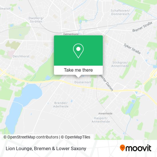 Lion Lounge map