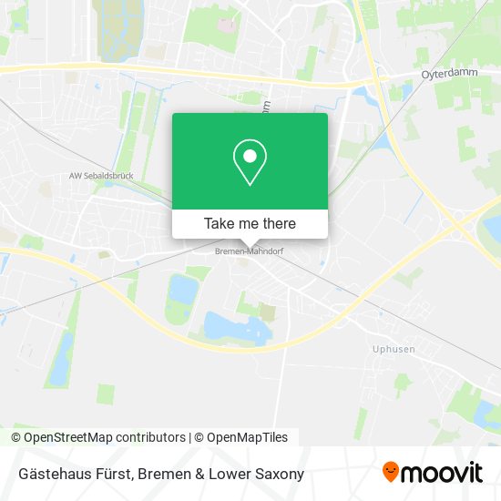Gästehaus Fürst map