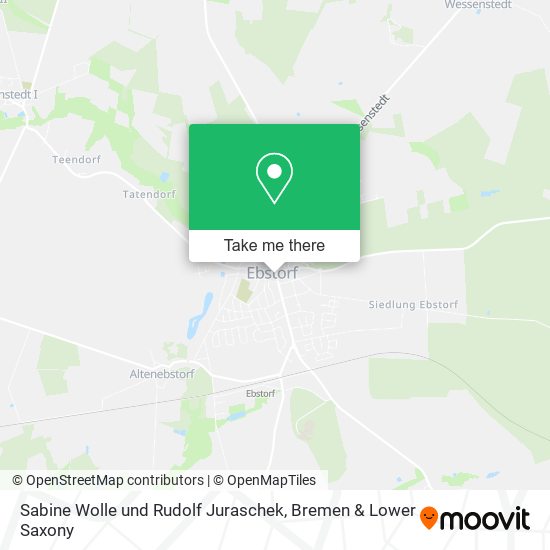 Sabine Wolle und Rudolf Juraschek map