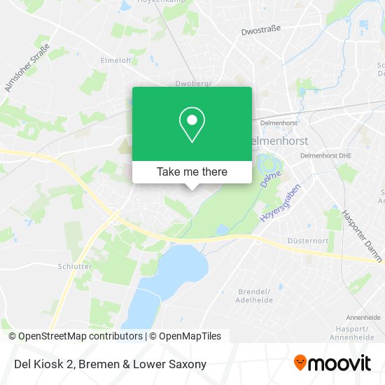 Del Kiosk 2 map