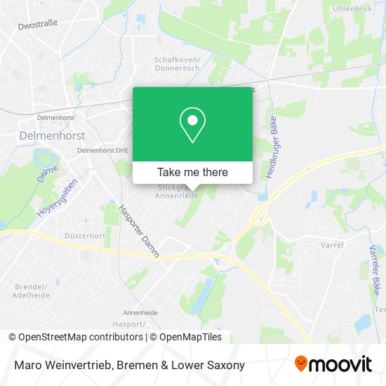 Maro Weinvertrieb map