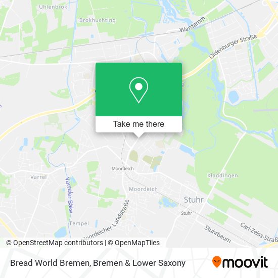Bread World Bremen map