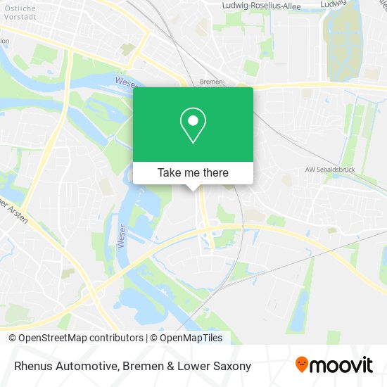 Rhenus Automotive map