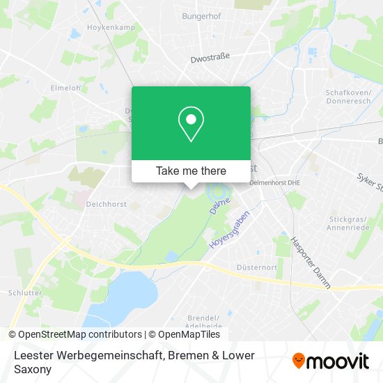 Leester Werbegemeinschaft map