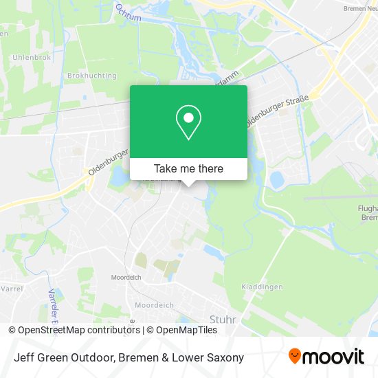 Jeff Green Outdoor map