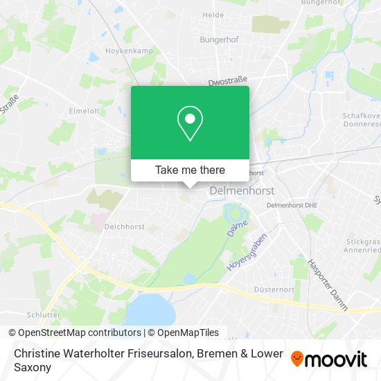 Christine Waterholter Friseursalon map