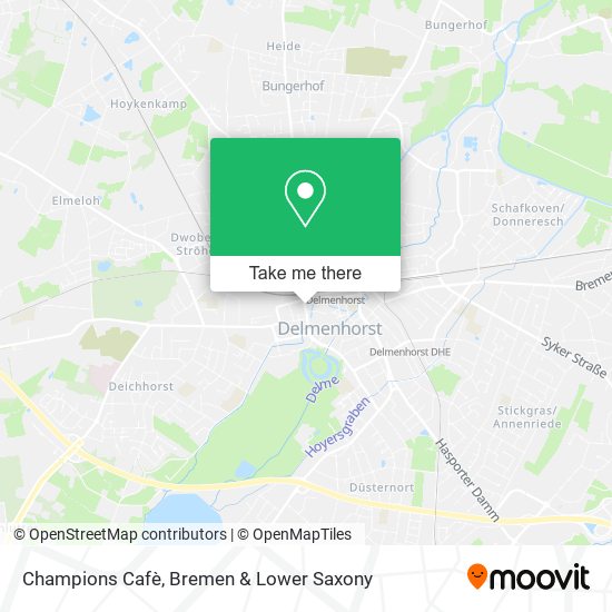 Champions Cafè map