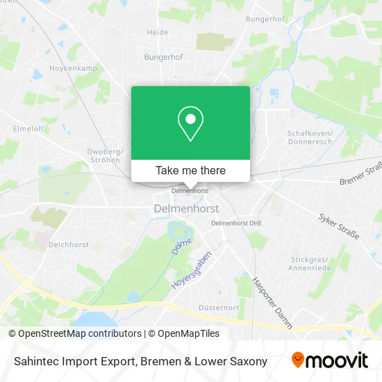 Sahintec Import Export map