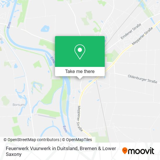 Feuerwerk Vuurwerk in Duitsland map