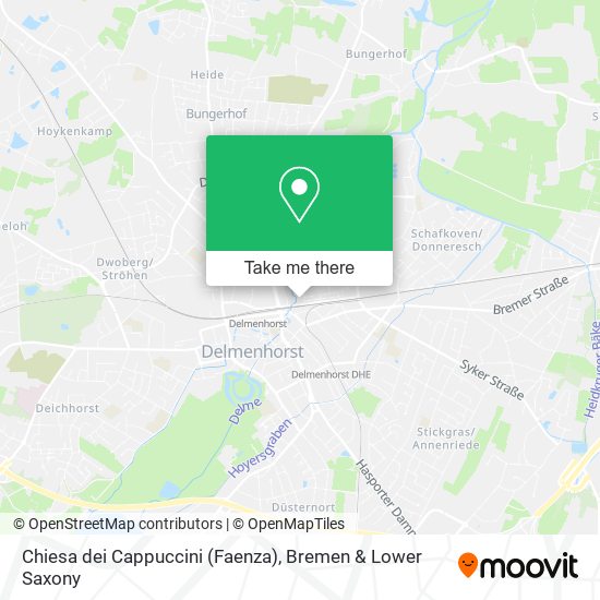 Chiesa dei Cappuccini (Faenza) map