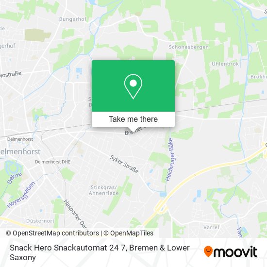 Snack Hero Snackautomat 24 7 map