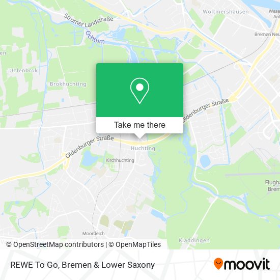 REWE To Go map