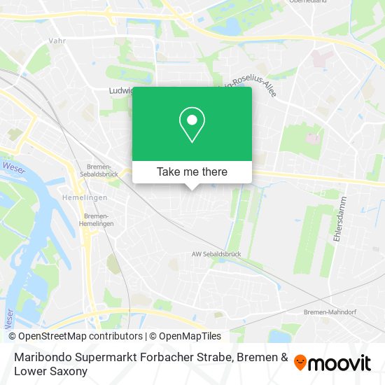 Maribondo Supermarkt Forbacher Strabe map