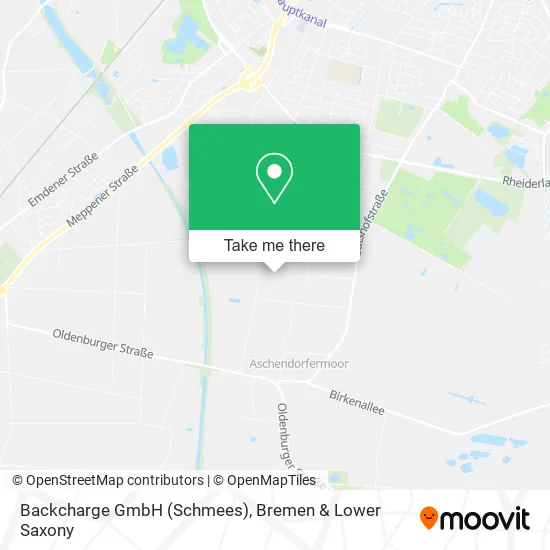 Карта Backcharge GmbH (Schmees)