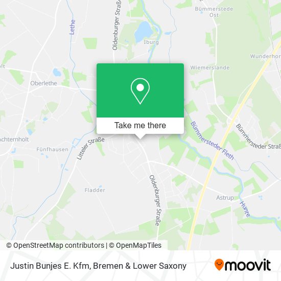 Justin Bunjes E. Kfm map