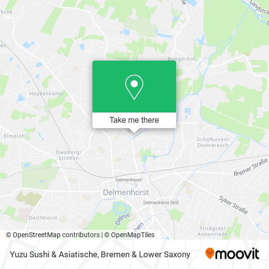 Yuzu Sushi & Asiatische map