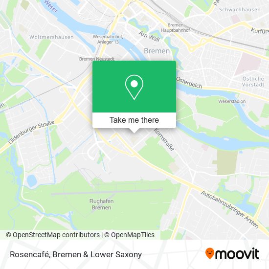 Rosencafé map