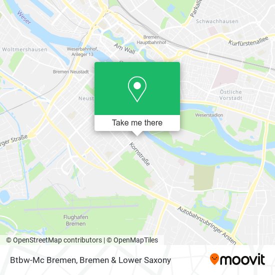 Btbw-Mc Bremen map
