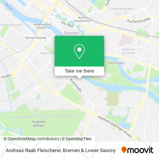 Andreas Raab Fleischerei map