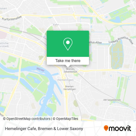 Hemelinger Cafe map