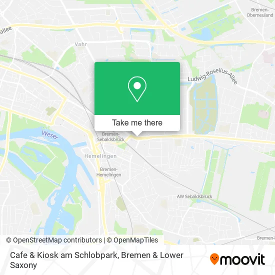 Карта Cafe & Kiosk am Schlobpark
