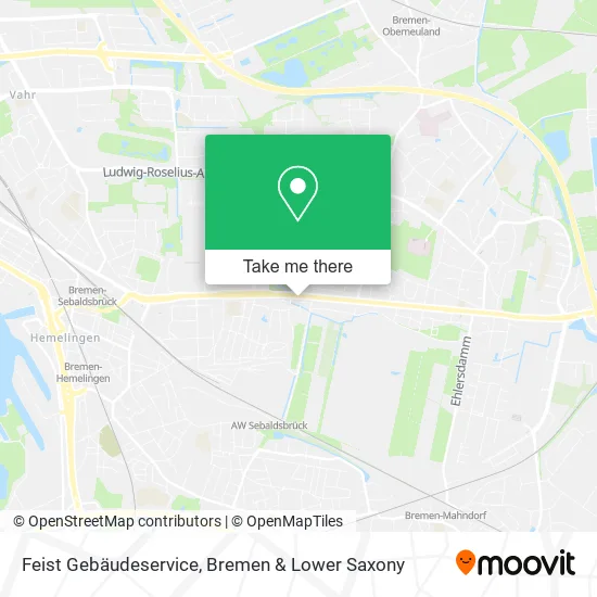 Карта Feist Gebäudeservice