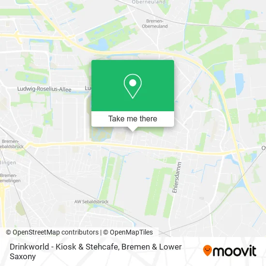 Карта Drinkworld - Kiosk & Stehcafe