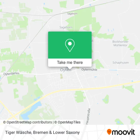 Tiger Wäsche map