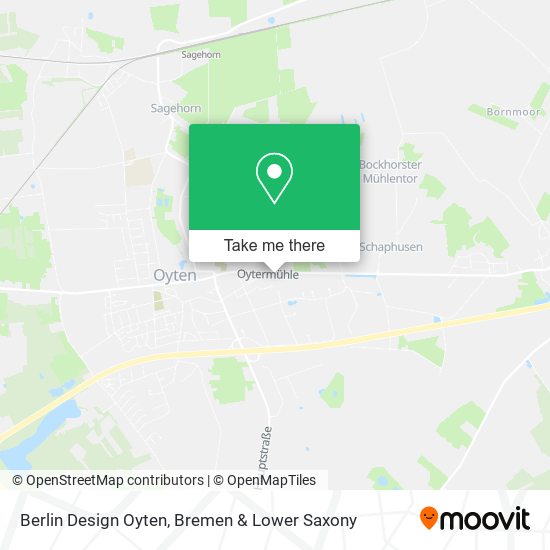 Berlin Design Oyten map