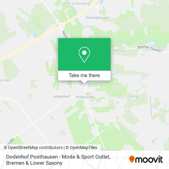 Dodenhof Posthausen - Mode & Sport Outlet map