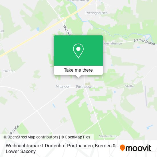 Weihnachtsmarkt Dodenhof Posthausen map