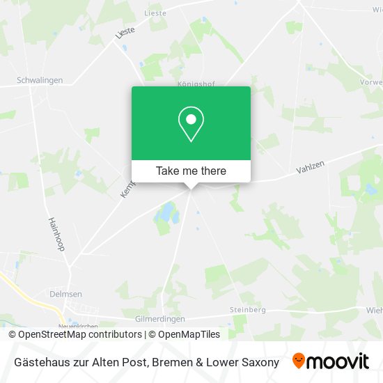 Gästehaus zur Alten Post map
